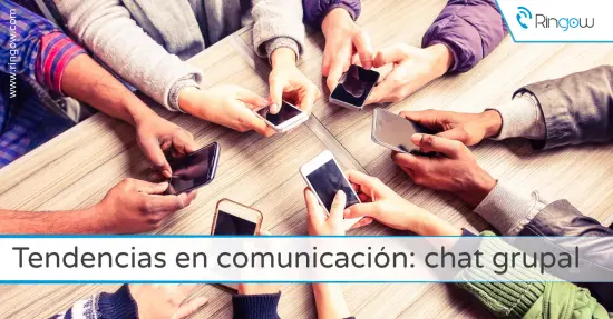 Tendencias en comunicación: chat grupal